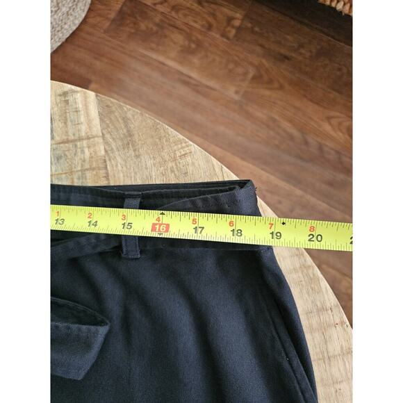 Talbots Tie Belt Straight Stretch Skirt Size 18 Classic Preppy Everyday Pockets - Picture 6 of 7